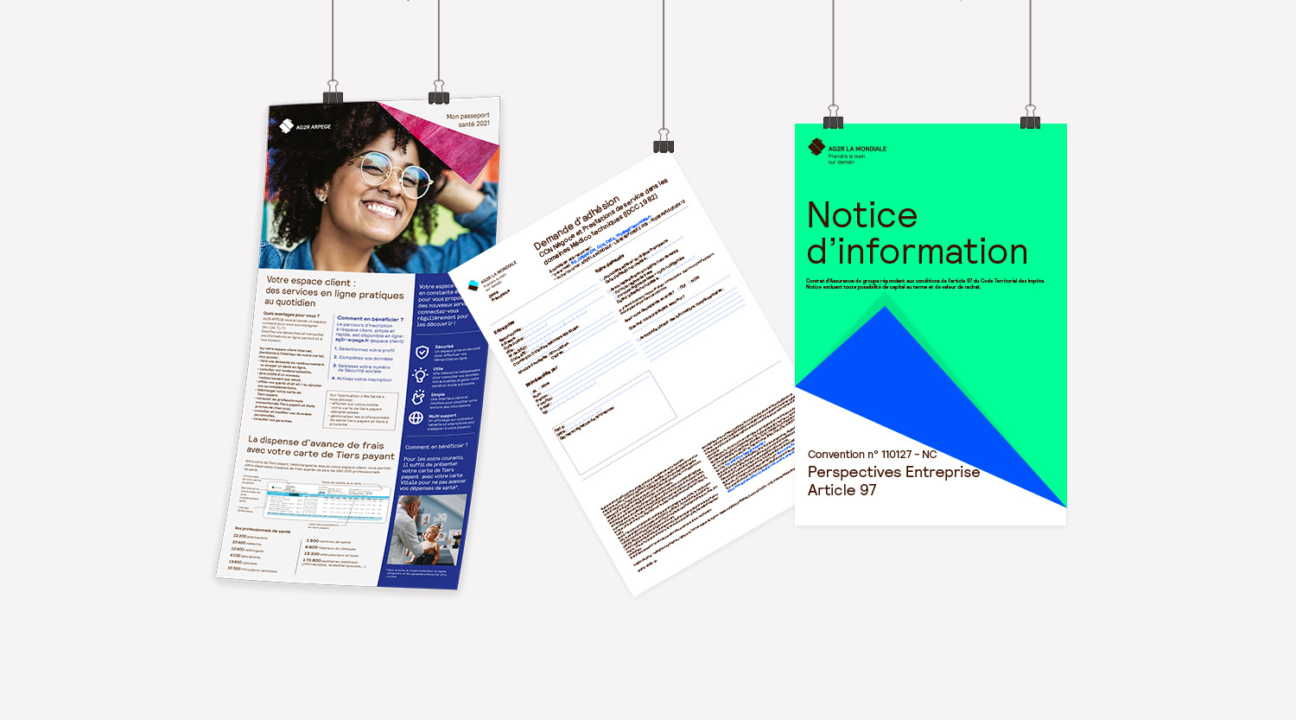 AG2R – supports de communication